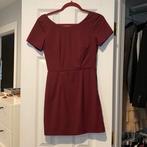 Maroon formal dress!